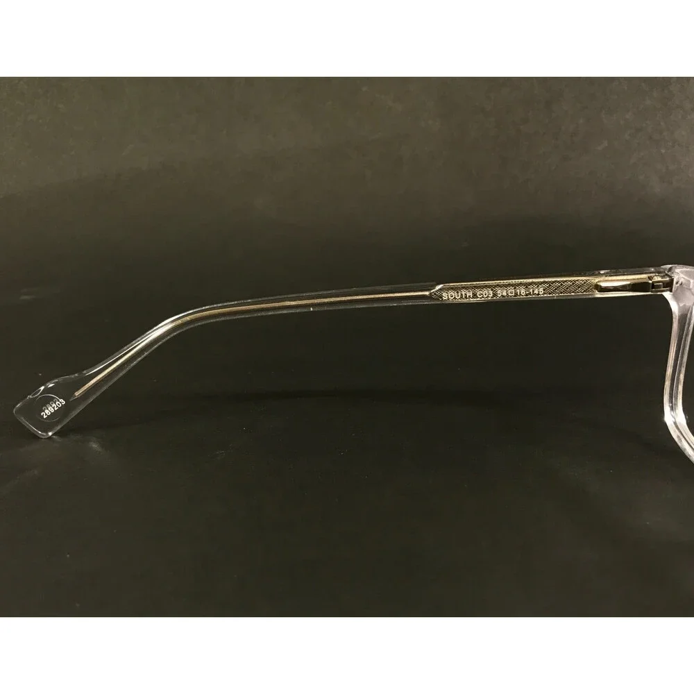 Ben Sherman Eyeglasses Frames SOUTH C03 Crystal Rectangle Full Rim 54-16-145